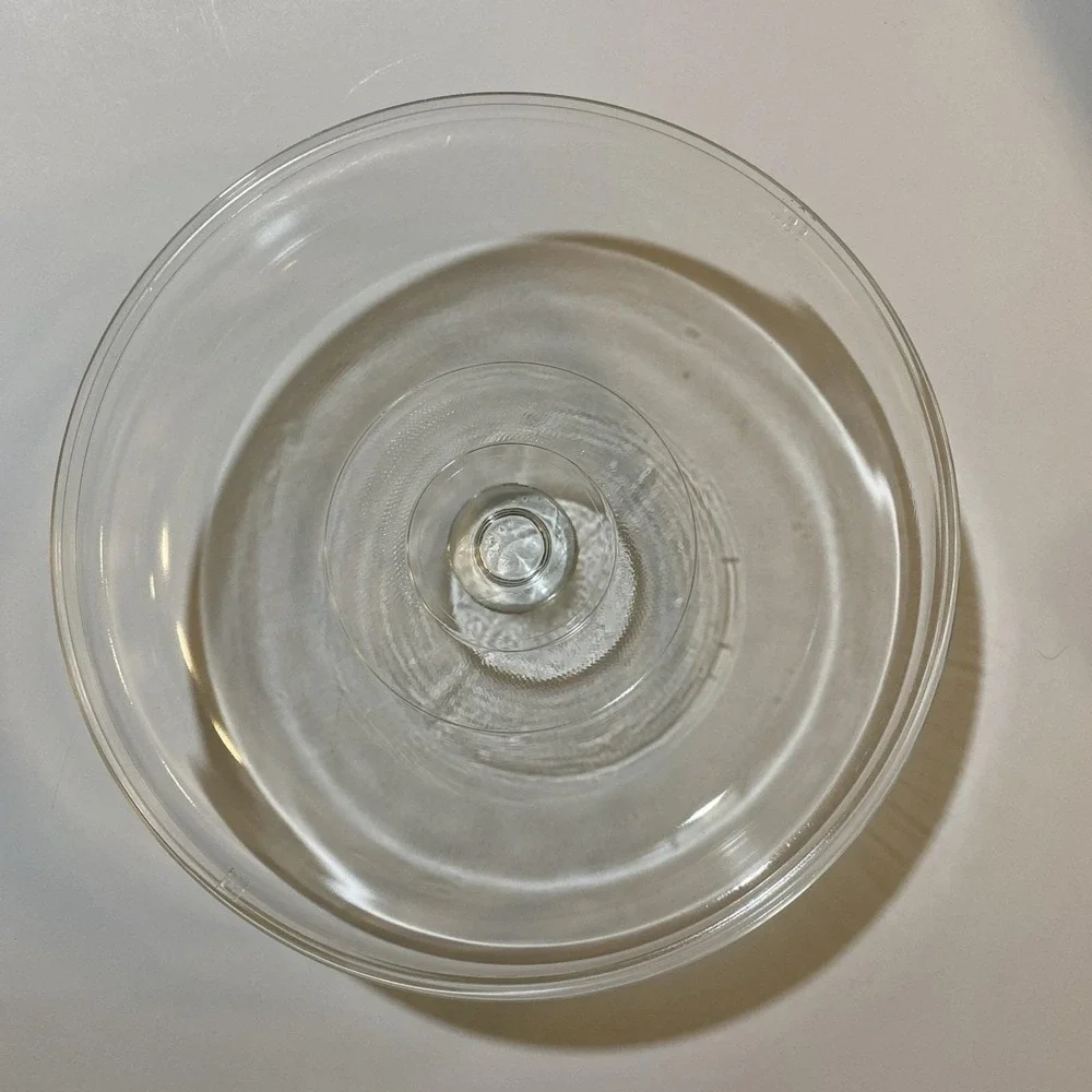 Vtg.‎ Pyrex 408 Clear Glass Replacement Lid Round 8.75
